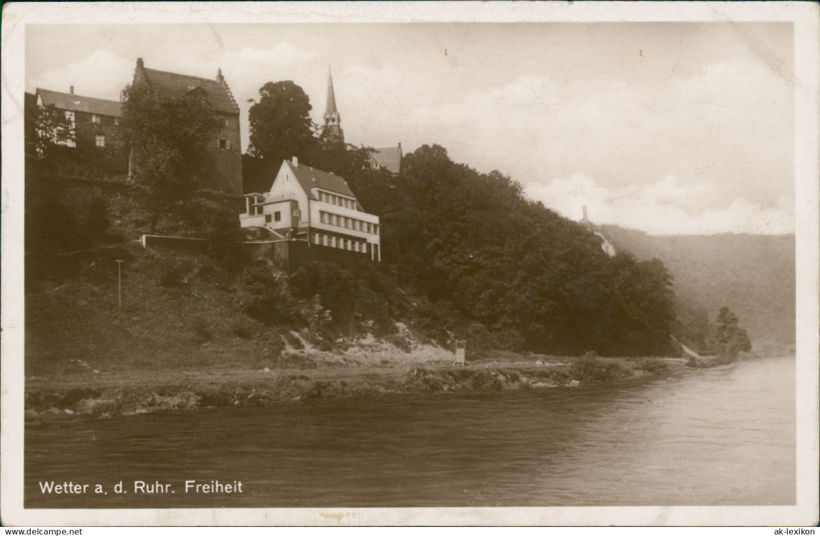 Ansichtskarte Wetter (Ruhr) Freiheit 1929 - Wetter