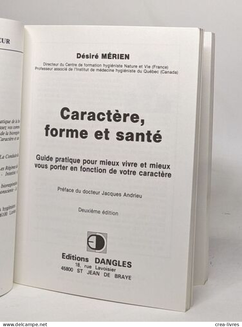 Caractère Forme Et Santé - Santé