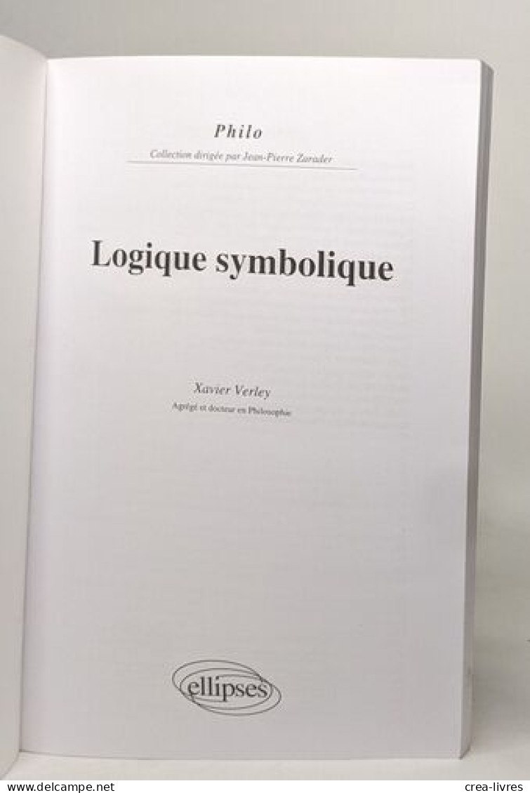Logique Symbolique (Philo) - Non Classés