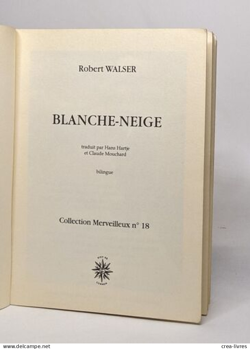Blanche-Neige (édition Bilingue) - Sonstige & Ohne Zuordnung