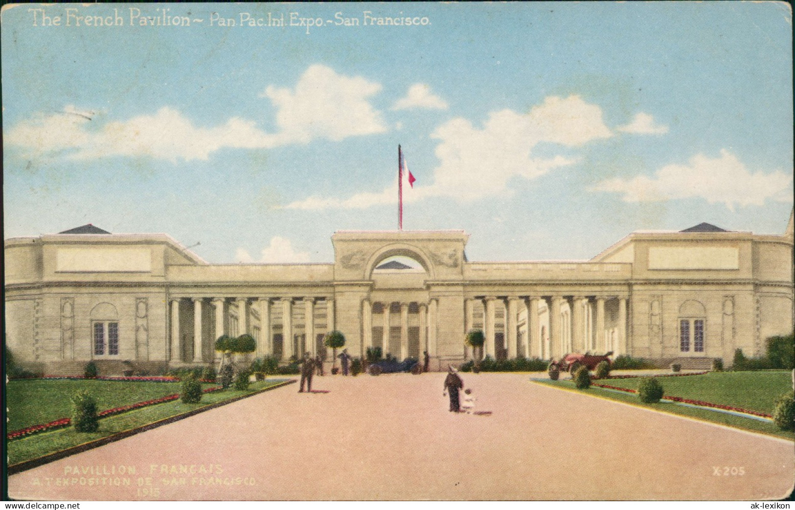Postcard San Francisco Weltausstellung Expo The French Pavilion 1915 - Andere & Zonder Classificatie