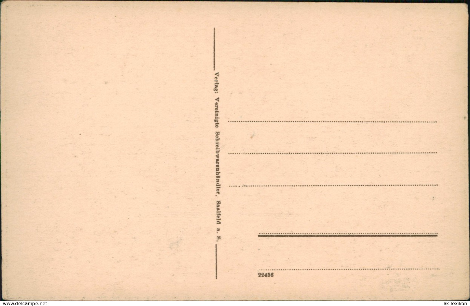 Ansichtskarte Saalfeld (Saale) Partie Am Rathaus 1918 - Saalfeld