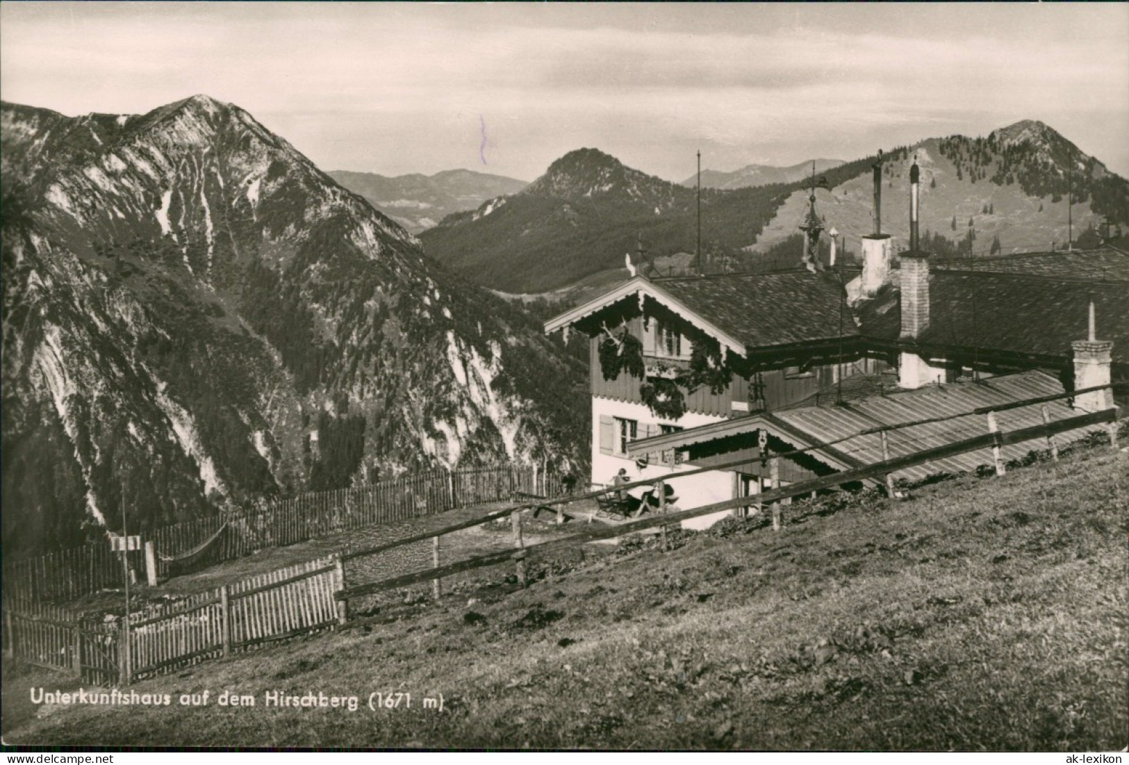 Tegernsee (Stadt) Unterkunftshaus Auf Dem Hirschberg (1671 M) 1963 - Tegernsee