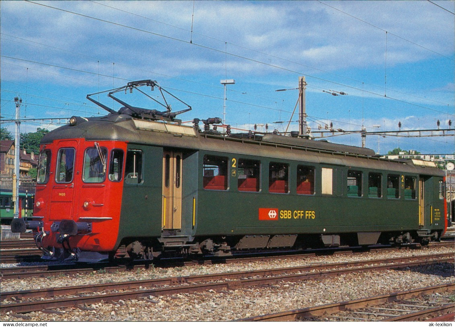 Schweizerische Bundesbahn (SBB) Elektrischer Triebwagen RBe 4/4  SIG/SWS 1990 - Treni