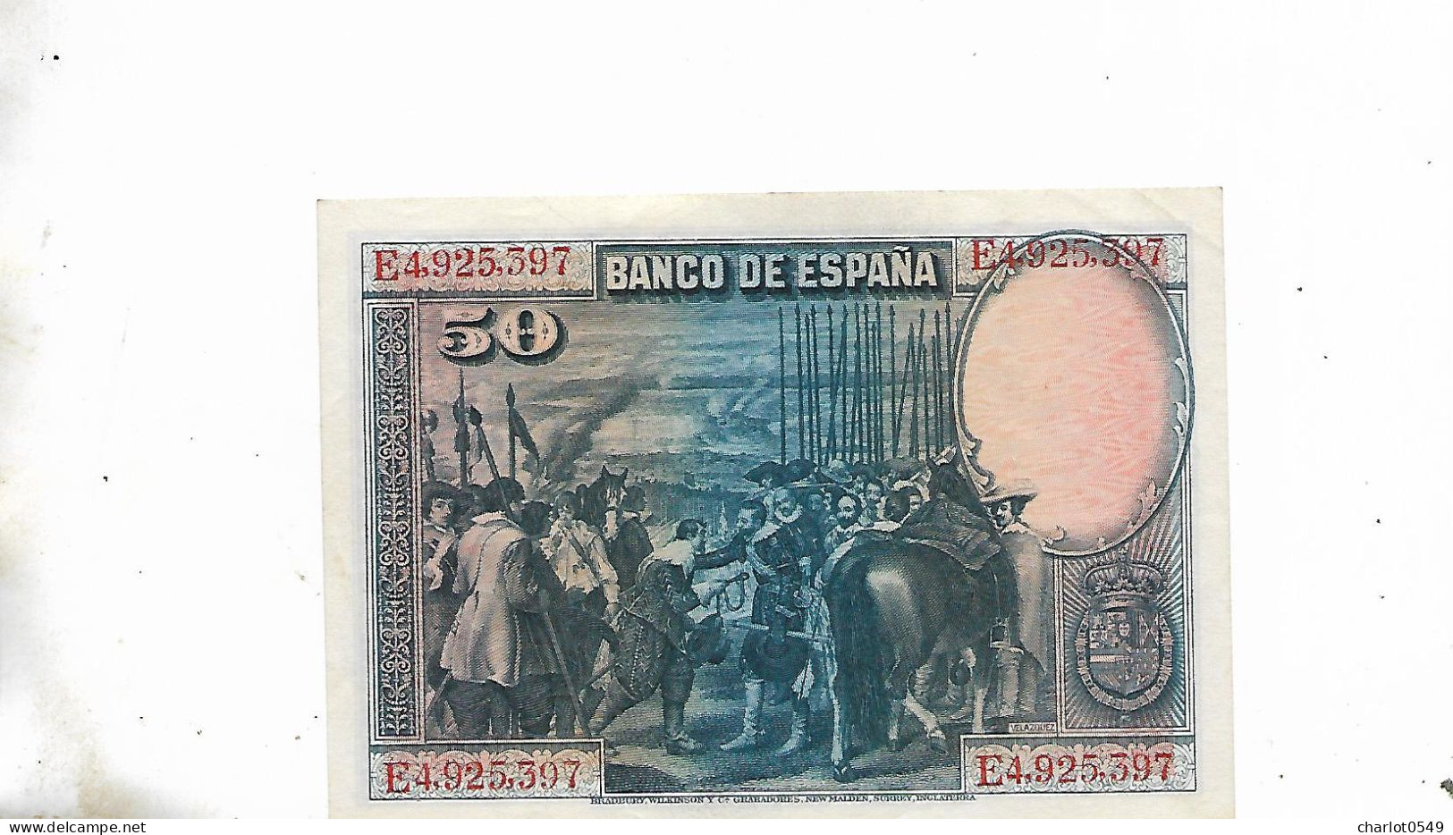 Cincuenta Pesetas 1928 - 50 Pesetas