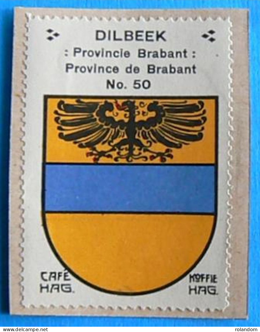 Brabant N050 Dilbeek Timbre Vignette 1930 Café Hag Armoiries Blason écu TBE - Tee & Kaffee