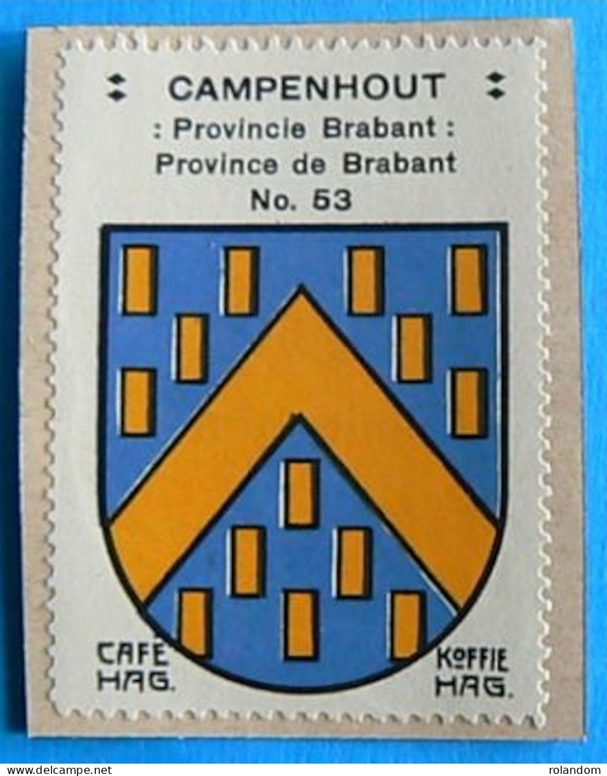 Brabant N053 Campenhout Kampenhout Timbre Vignette 1930 Café Hag Armoiries Blason écu TBE - Tea & Coffee Manufacturers