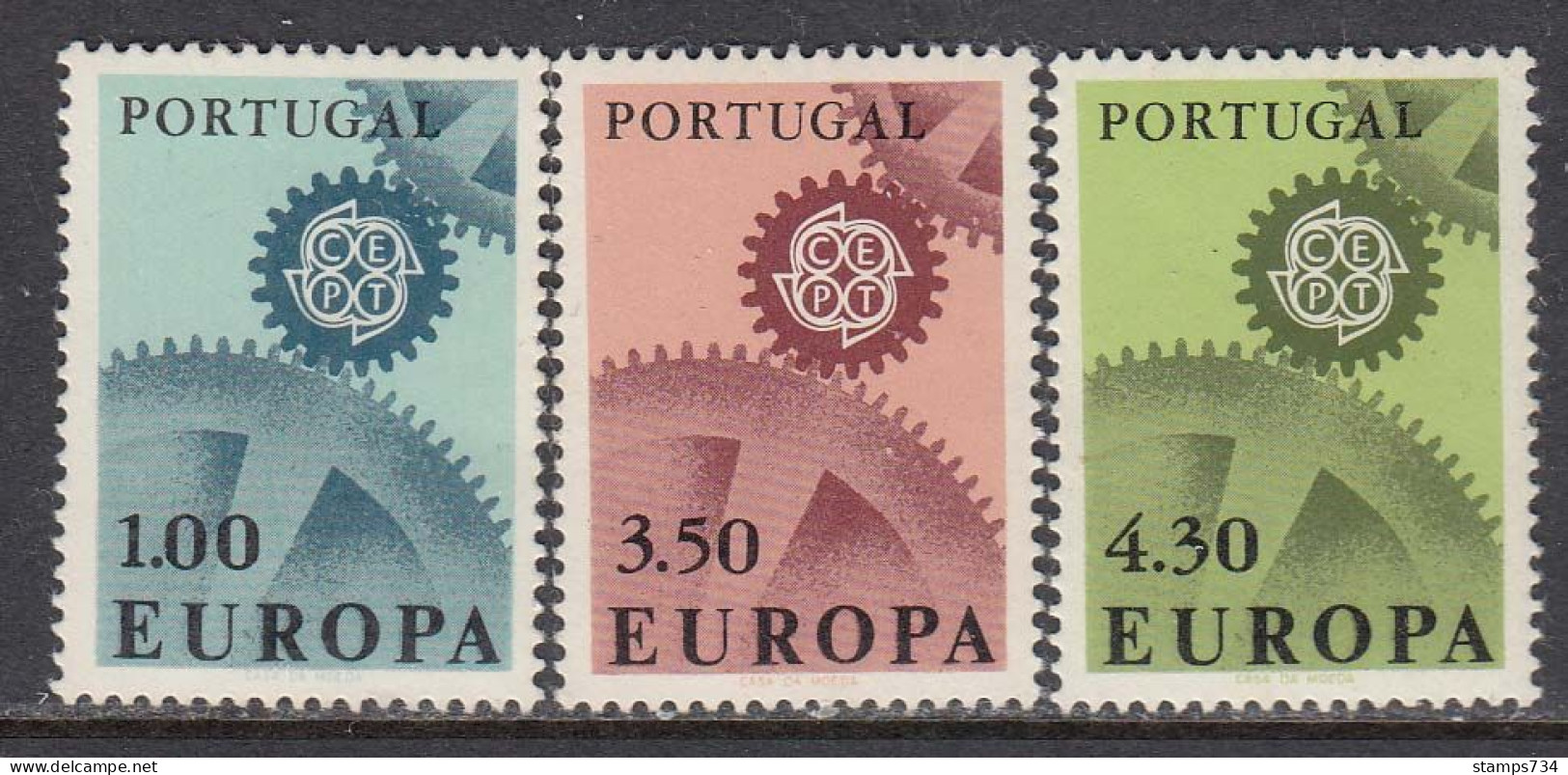 Portugal 1967 - EUROPA-CEPT, Mi-Nr. 1026/28, MNH** - Unused Stamps
