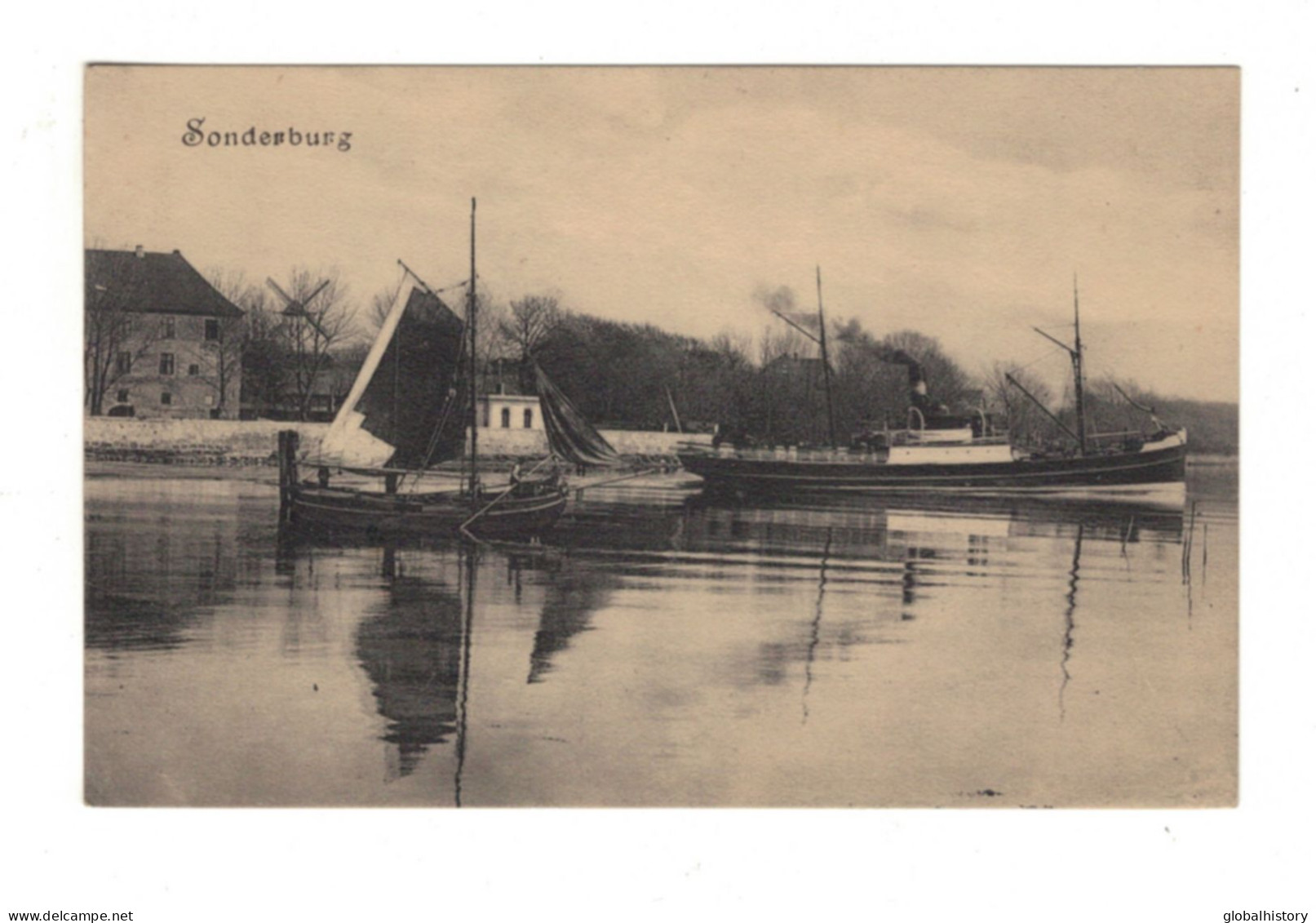 DH1844 - DENMARK - SONDENBURG - HAVN, HAFEN WITH BOATS - Denmark