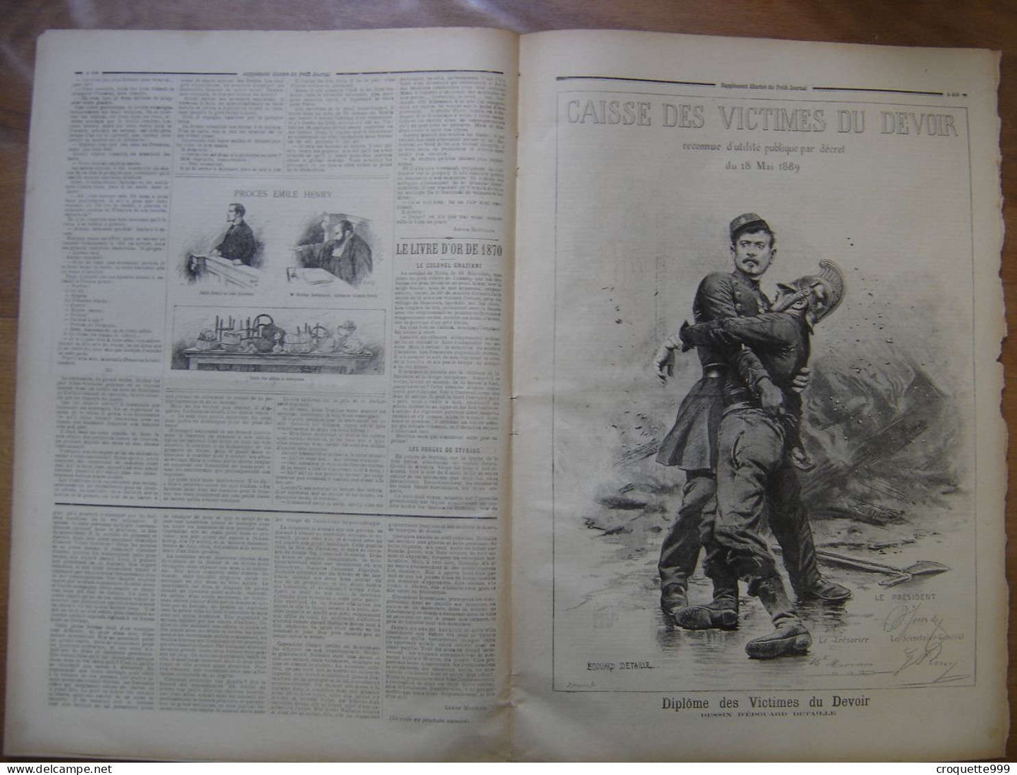 1894 LE PETIT JOURNAL 181 Fêtes Pour Jeanne D'Arc Dragons A Gravelotte - 1850 - 1899