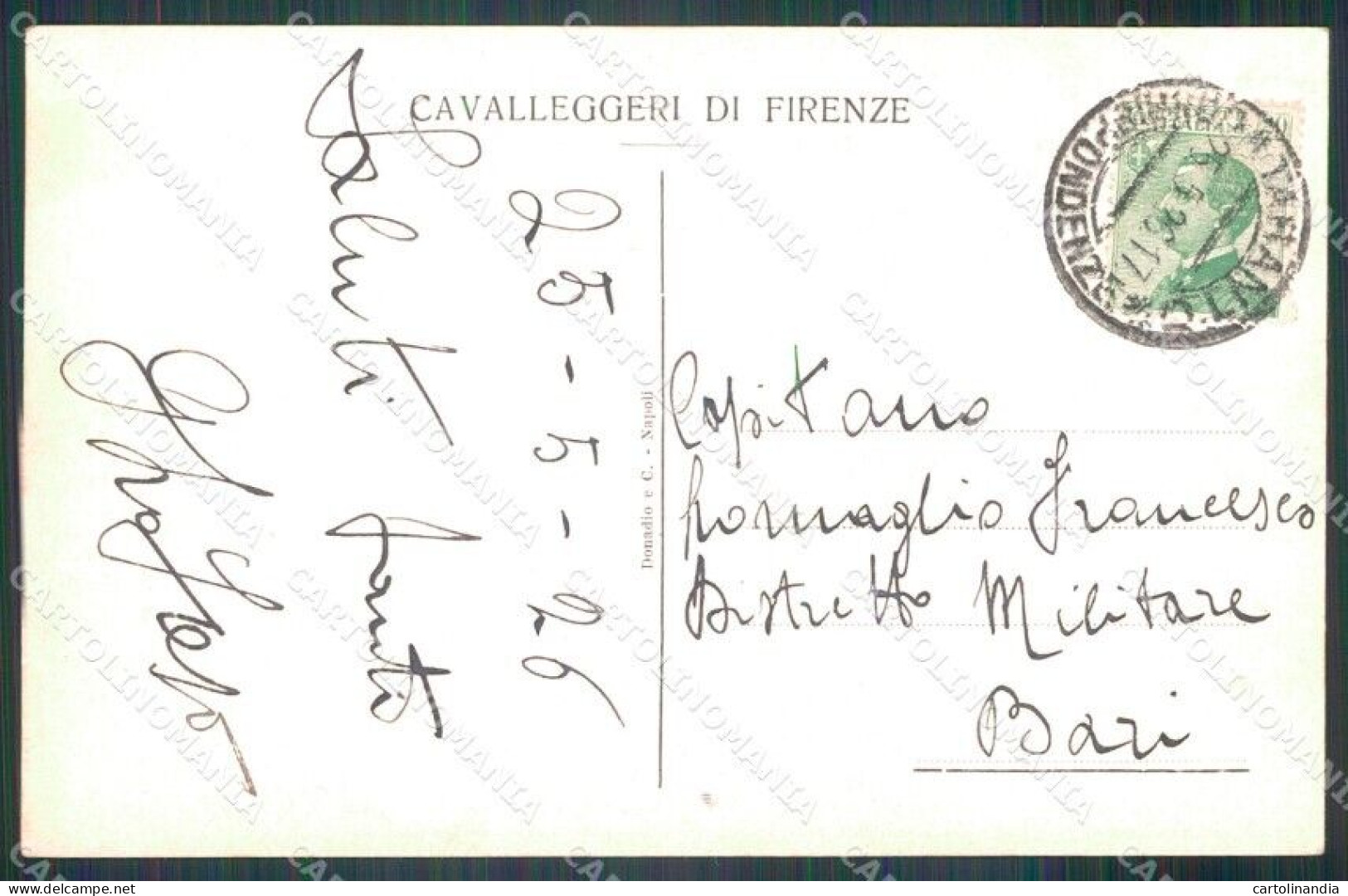 Militari Reggimentali IX Lancieri Di Firenze PIEGHINA Cartolina XF2231 - Regimente