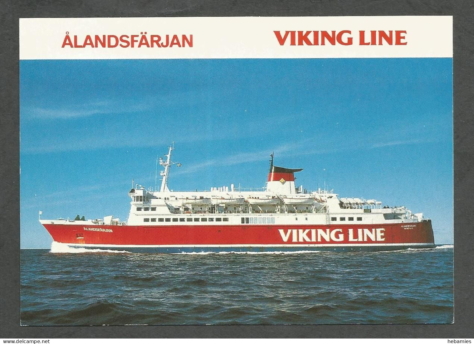 Passenger Ship M/S ÅLANDSFÄRJAN  - VIKING LINE Shipping Company - Traghetti