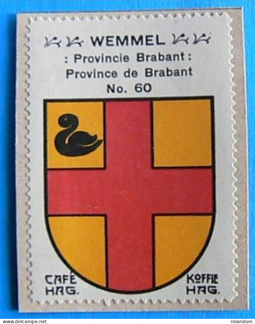 Brabant N060 Wemmel Timbre Vignette 1930 Café Hag Armoiries Blason écu TBE - Tee & Kaffee