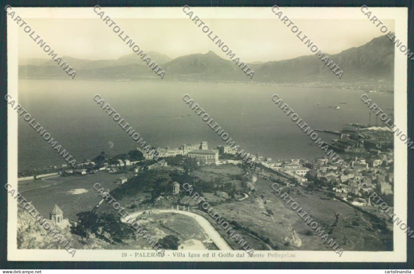 Palermo Città Villa Igea Foto Cartolina ZT7926 - Palermo