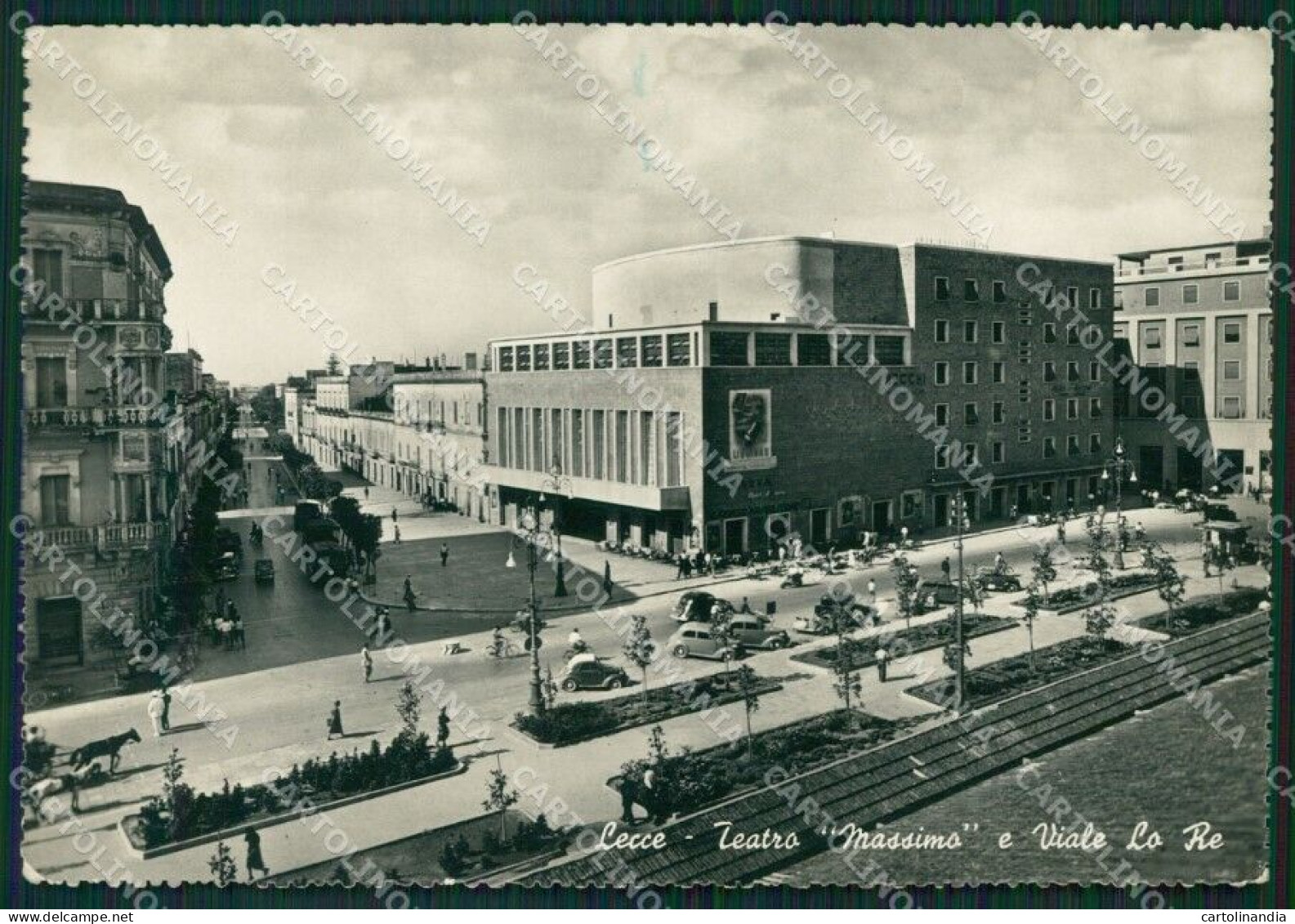 Lecce Città Teatro Massimo Bellini Foto FG Cartolina ZK1206 - Lecce