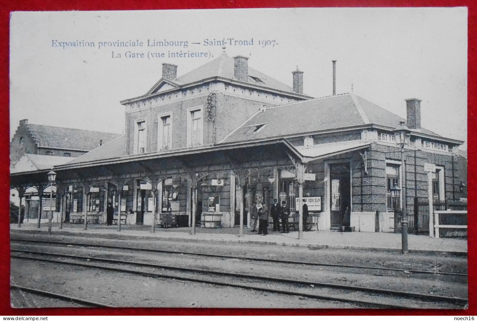 CPA Saint-Trond La Gare Vue Intérieure Exposition Limbourg 1907. Sint-Truiden - Sint-Truiden