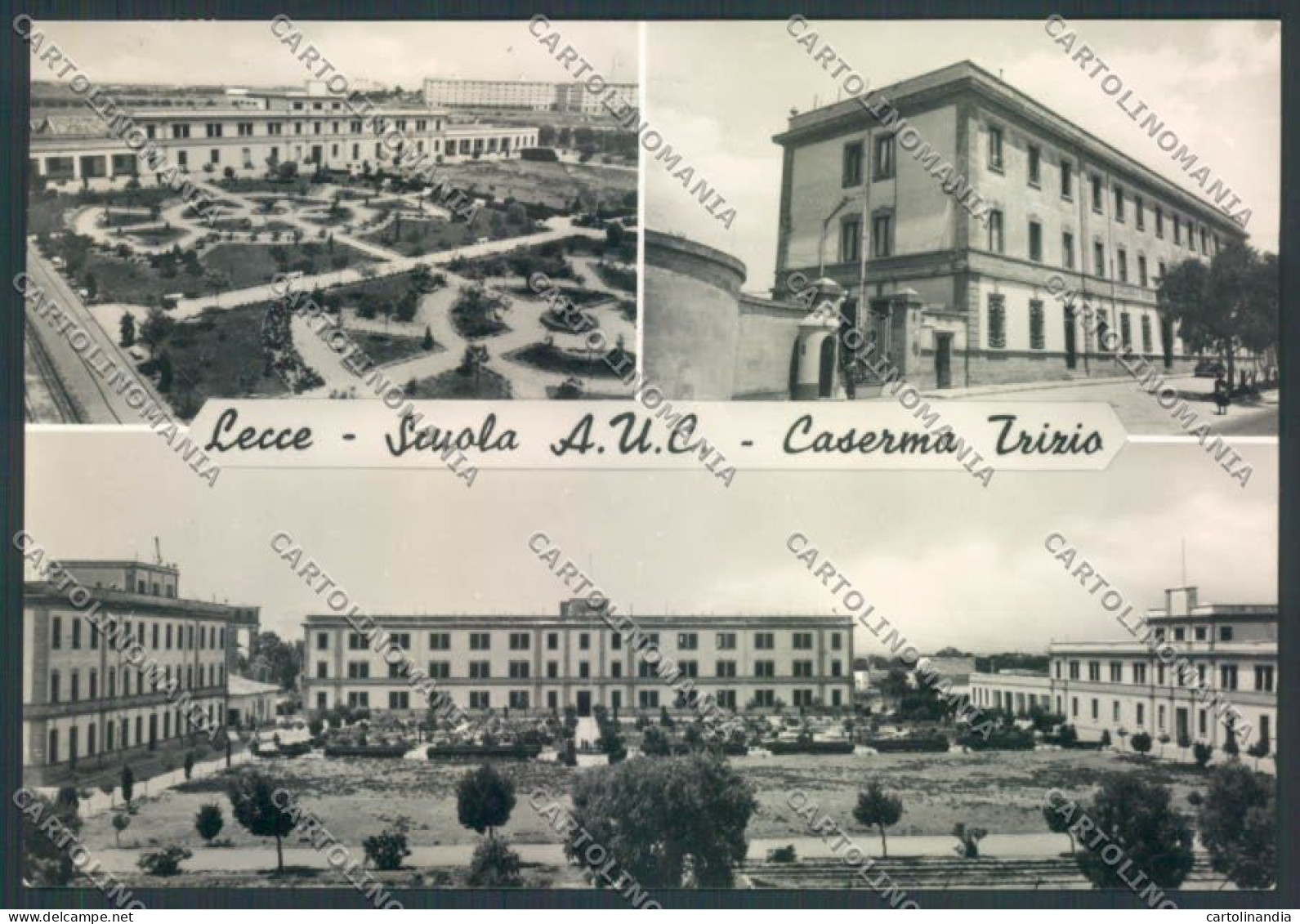 Lecce Città Caserma Trizio Foto FG Cartolina ZF7143 - Lecce