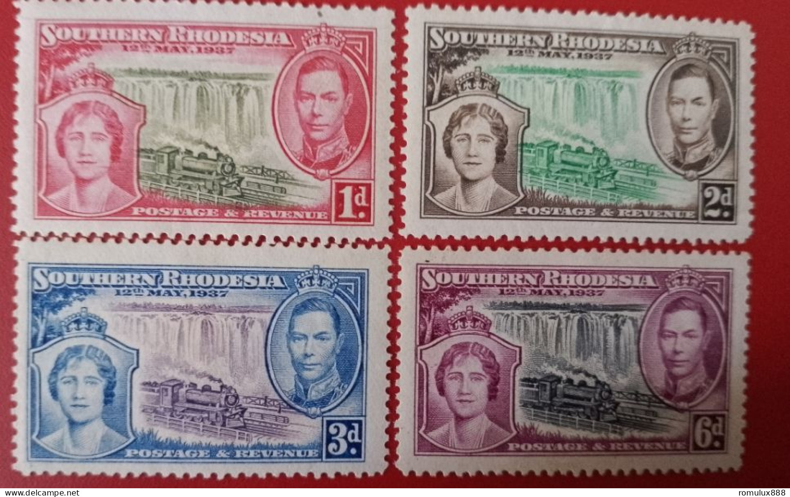 SOUTHERN RHODESIA 1937 CORONATION SET KGVI MH - Zuid-Rhodesië (...-1964)