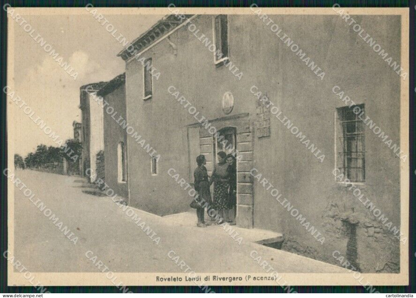 Piacenza Rovergaro Roveleto Landi PIEGHINA FG Cartolina ZK3827 - Piacenza