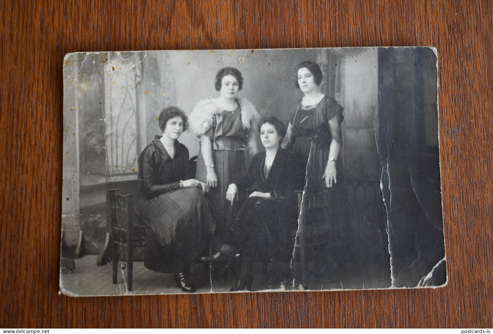 F2021 Photo Romania Four Women Foto Zalevsky 1922 - Fotografia