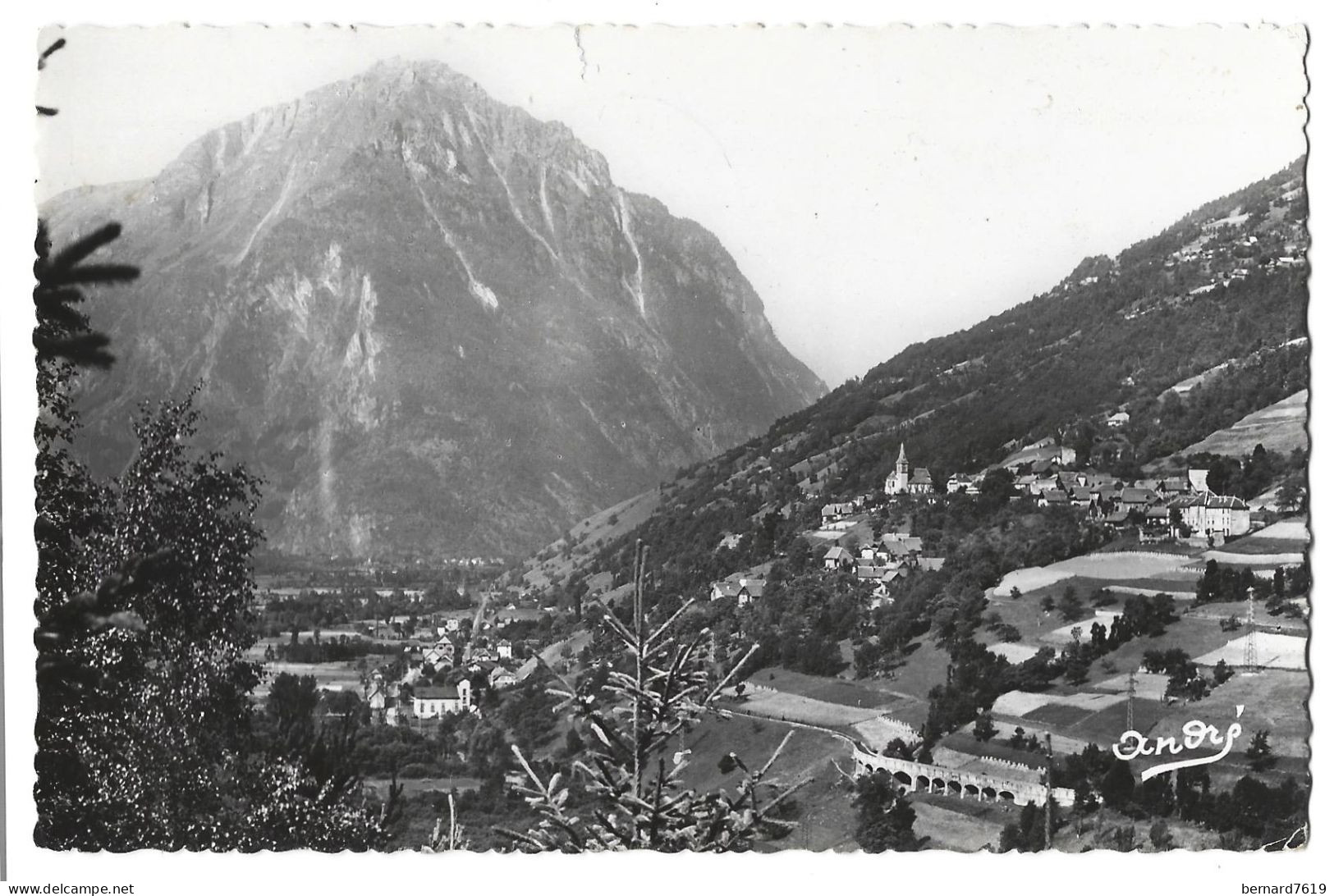 38  Allemont - Vue Generale  Et Le Cornillon - Allemont