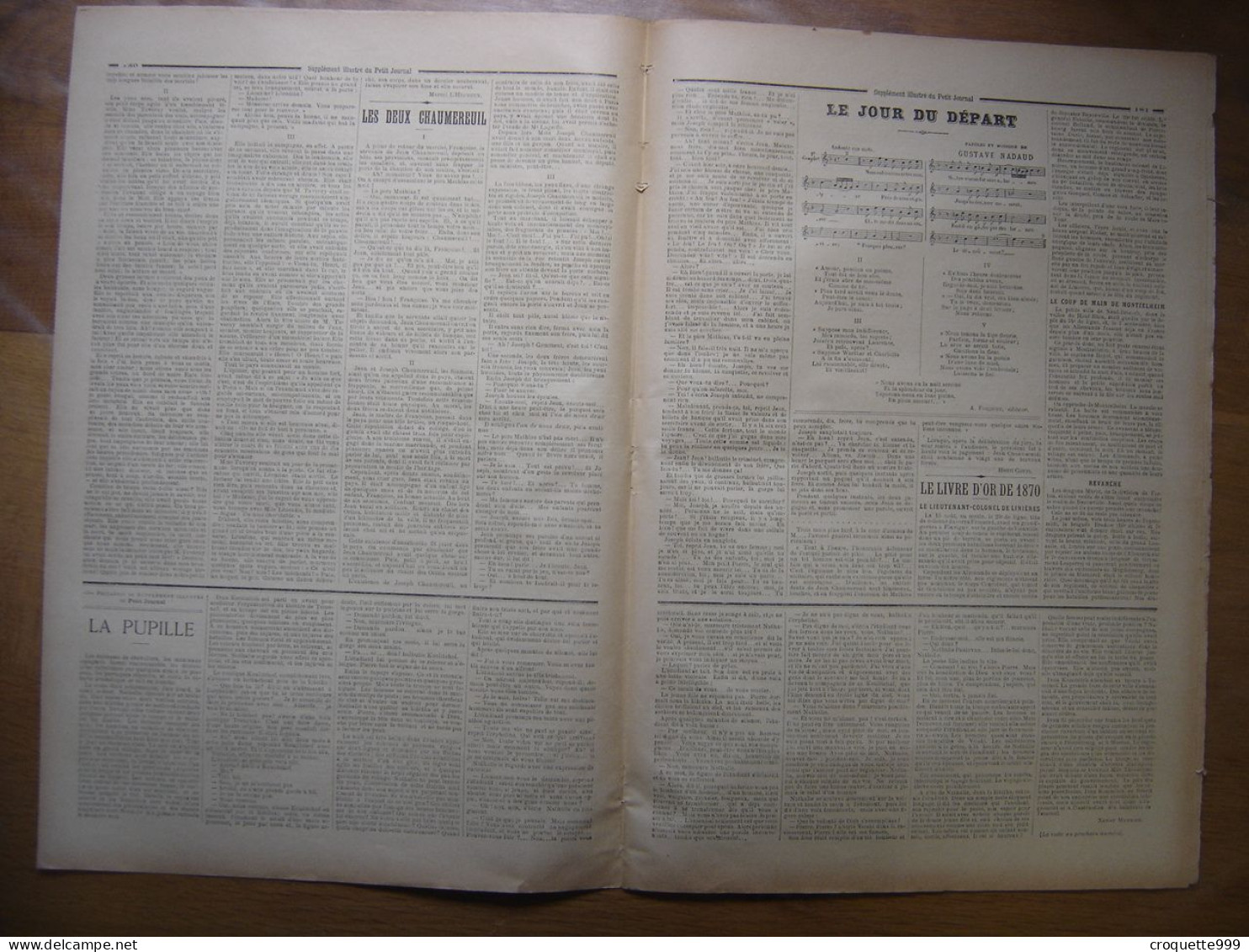 1894 LE PETIT JOURNAL 185 Anarchistes Fusillés Caravane De Touareg - 1850 - 1899