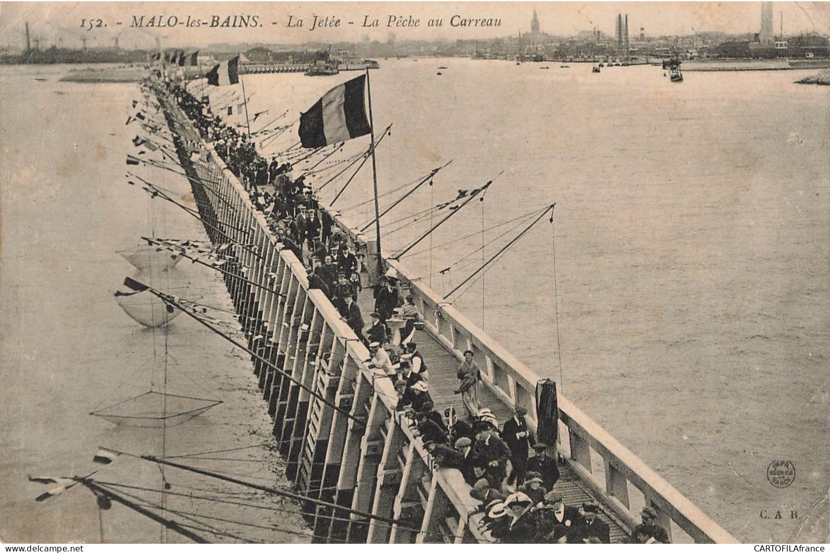 MALO LES BAINS La Jetée La Pêche Au Carreau - Malo Les Bains