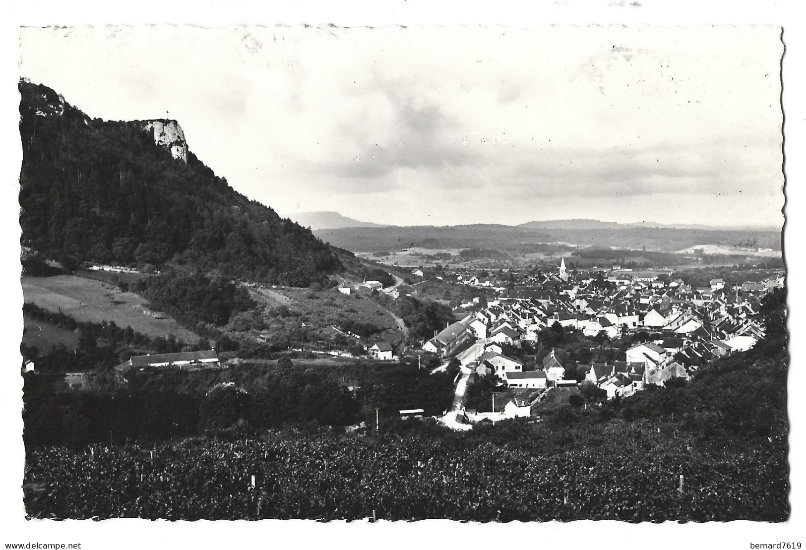 39 Poligny - Vue Generale Et Croix Du Dan - Poligny