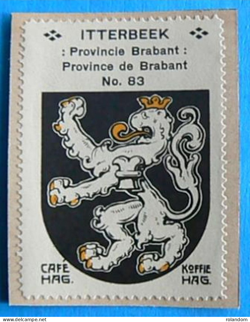 Brabant N083 Itterbeek Timbre Vignette 1930 Café Hag Armoiries Blason écu TBE - Tea & Coffee Manufacturers