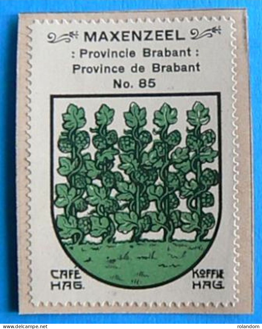 Brabant N085 Maxenzeel Timbre Vignette 1930 Café Hag Armoiries Blason écu TBE - Tea & Coffee Manufacturers