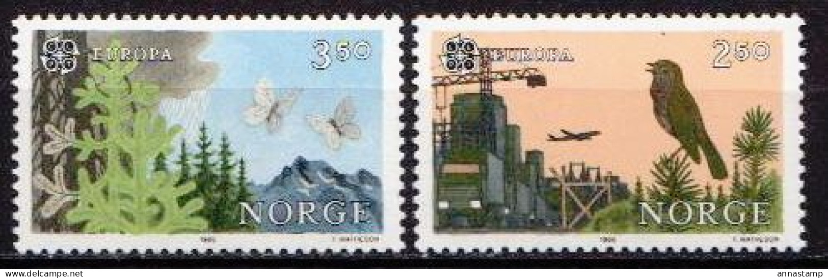 Norway MNH Set - Protezione Dell'Ambiente & Clima