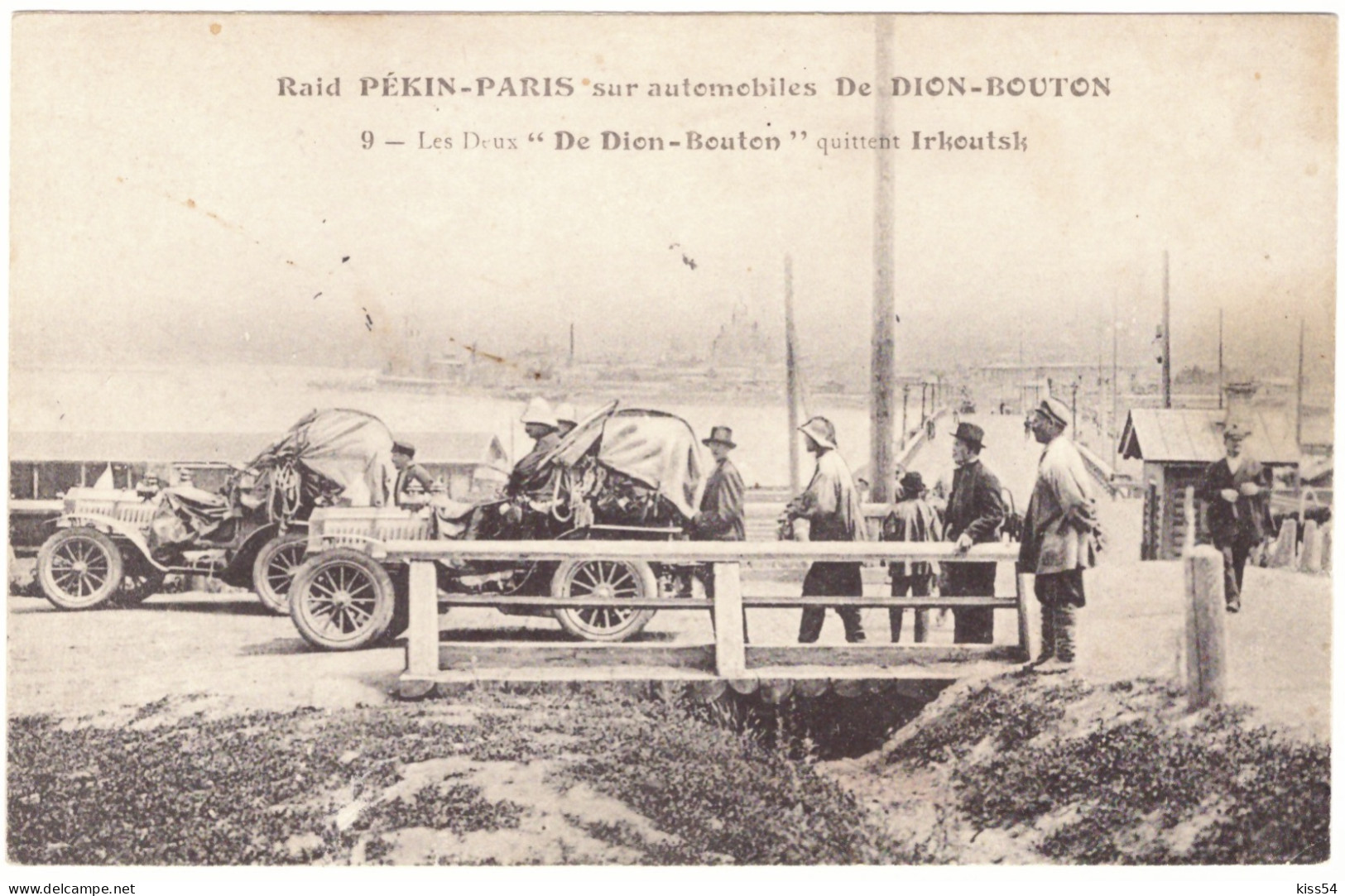 RUS 54 - 10826 IRKUTSK, Russia, Rally Pekin-Paris, Cars - Old Postcard - Unused - Russia