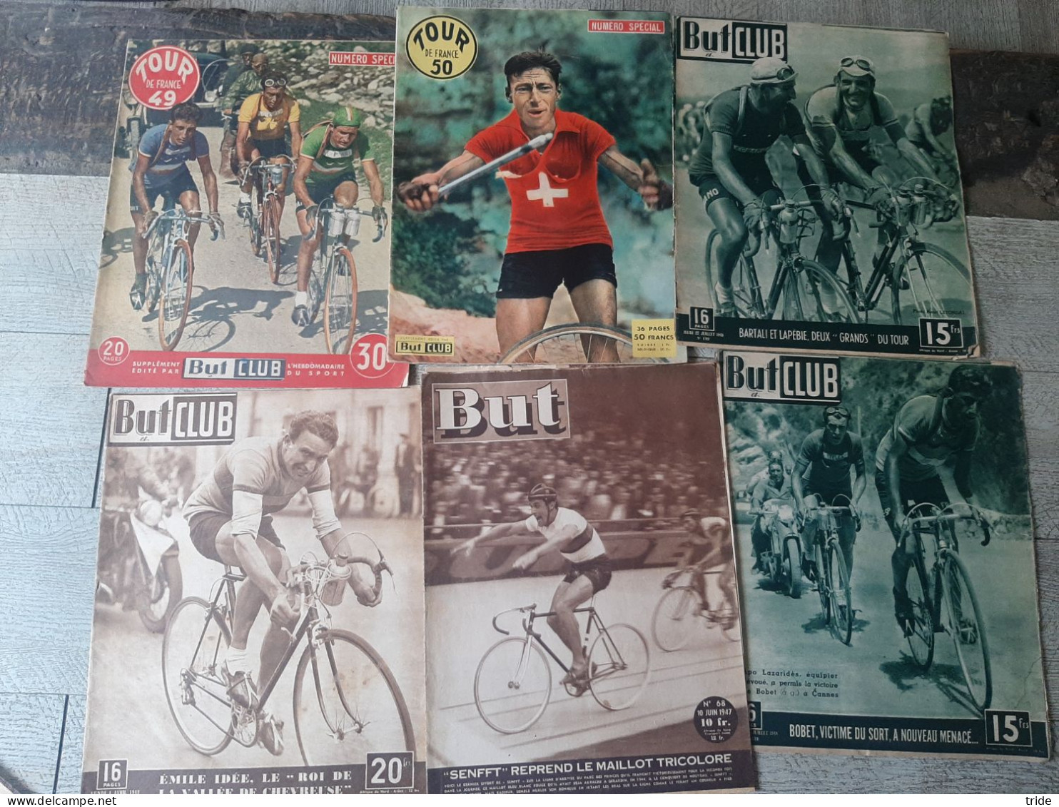 Lot 14 Revues But Club Tour De France Cyclisme Sports 2 N° Spéciaux 1949 Et 1950 - Deportes