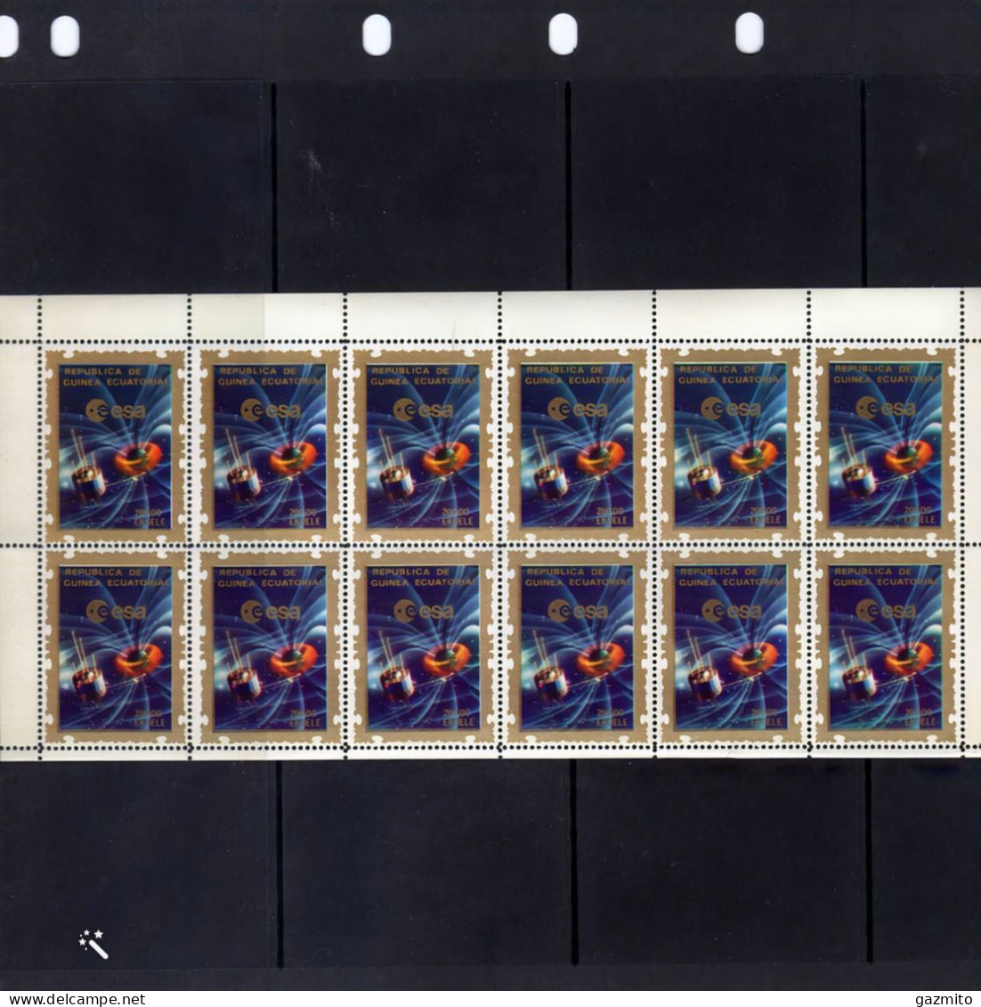 Guinea Equat. 1977, Space, ESA, Sheetlet - Equatoriaal Guinea