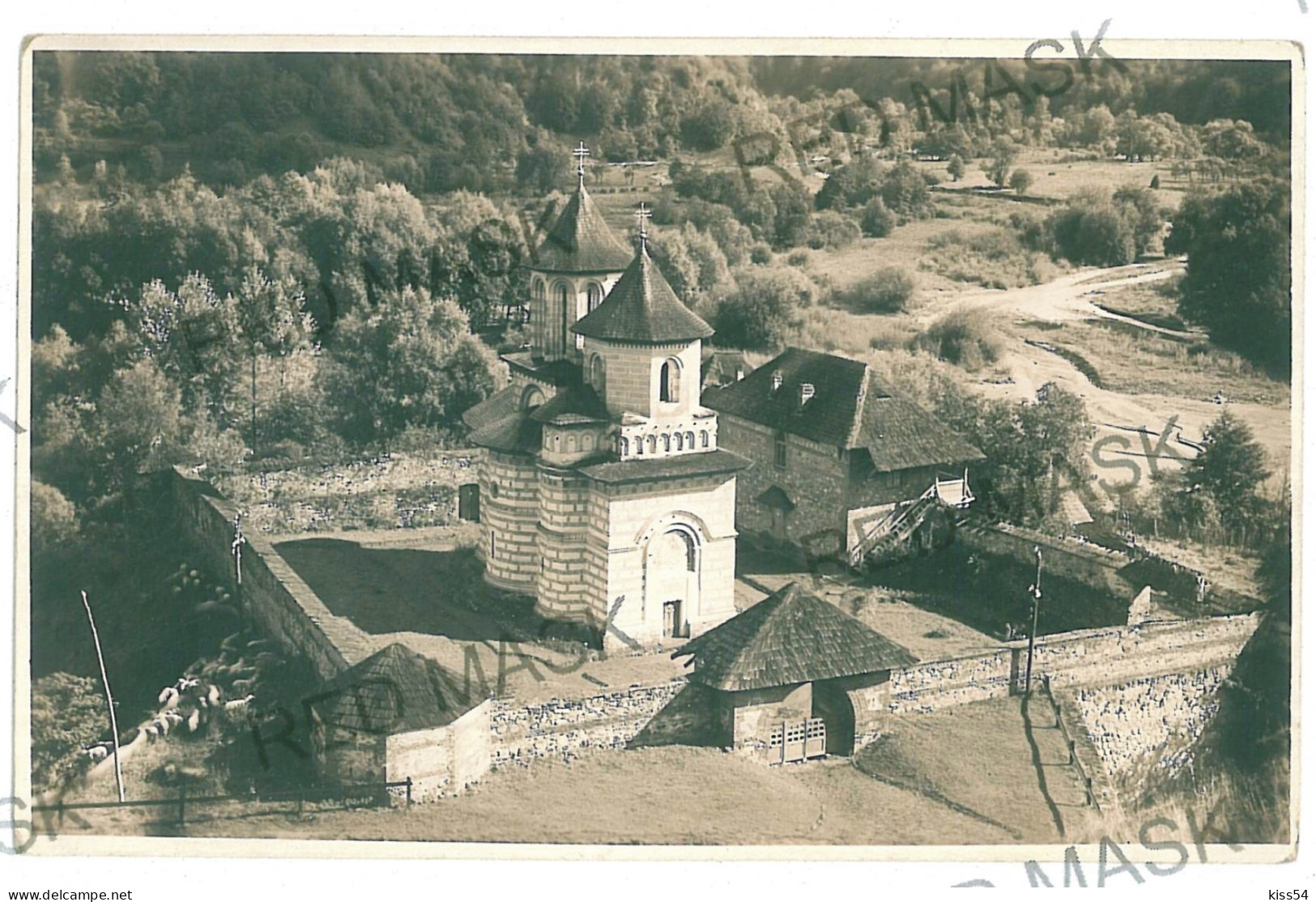 RO 79 - 11763 CORNET, Valcea, Monastery, Romania - Old Postcard, Real PHOTO - Unused - Rumänien