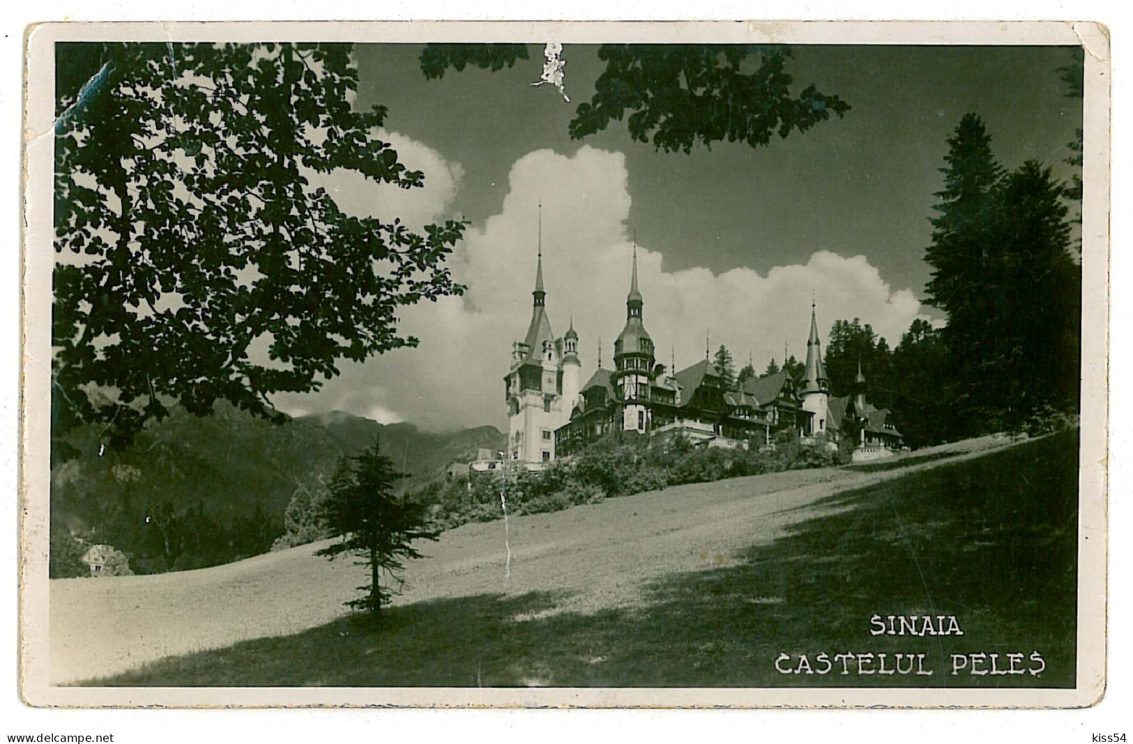 RO 79 - 1129 SINAIA, PELES Tower, Romania - Old Postcard, Real PHOTO - Used - Romania