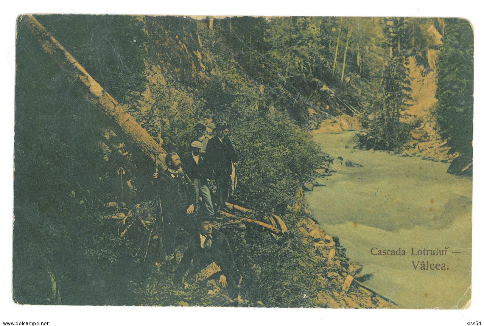 RO 79 - 16713 CASCADA LOTRULUI, Valcea, Romania - Old Postcard - Used - 1908 - Rumänien