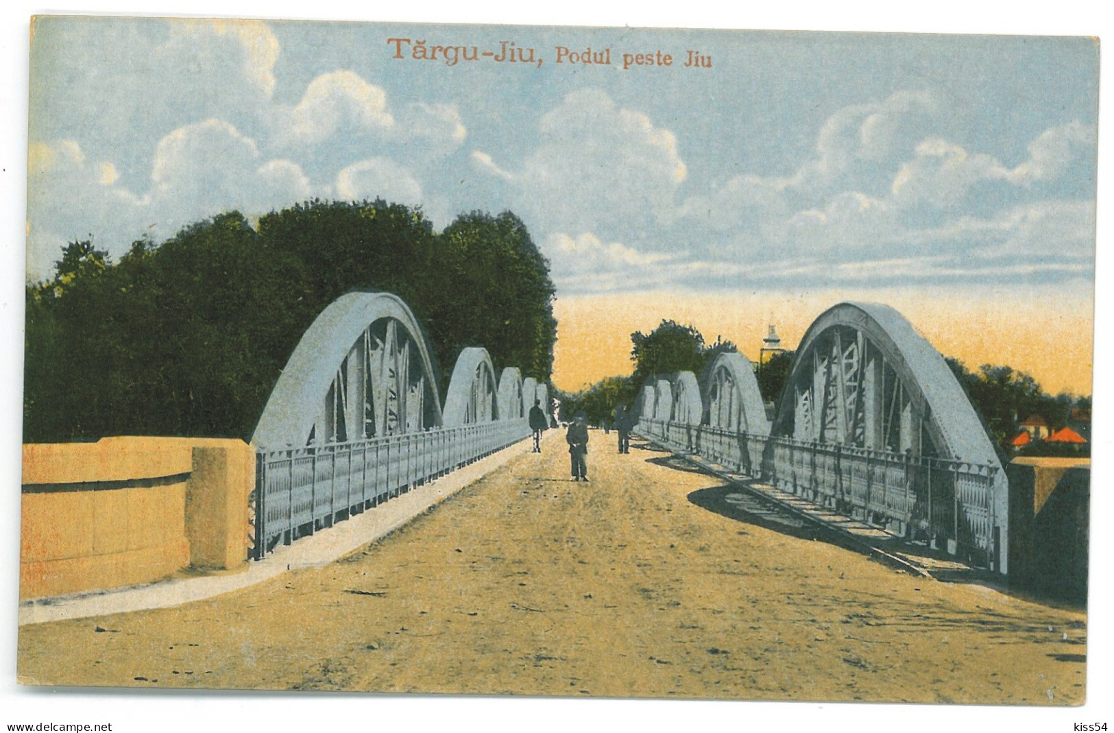 RO 79 - 20557 TARGU-JIU, Bridge, Romania - Old Postcard - Used - 1917 - Rumänien