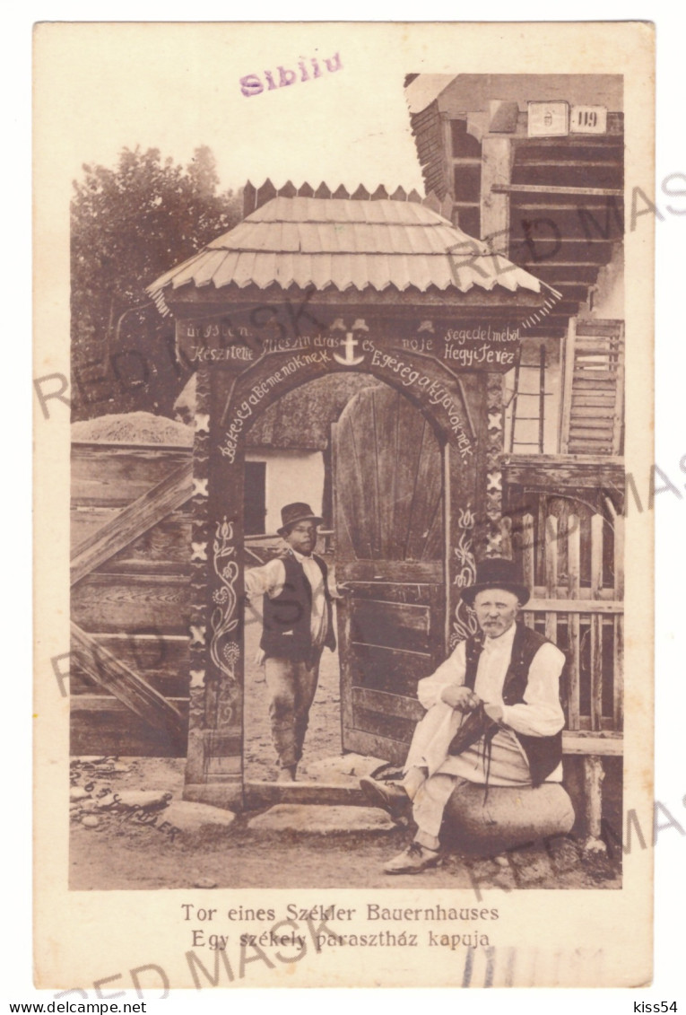 RO 79 - 21091 ETNICI, Tinutul Secuiesc, Romania - Old Postcard - Used - 1922 - Romania