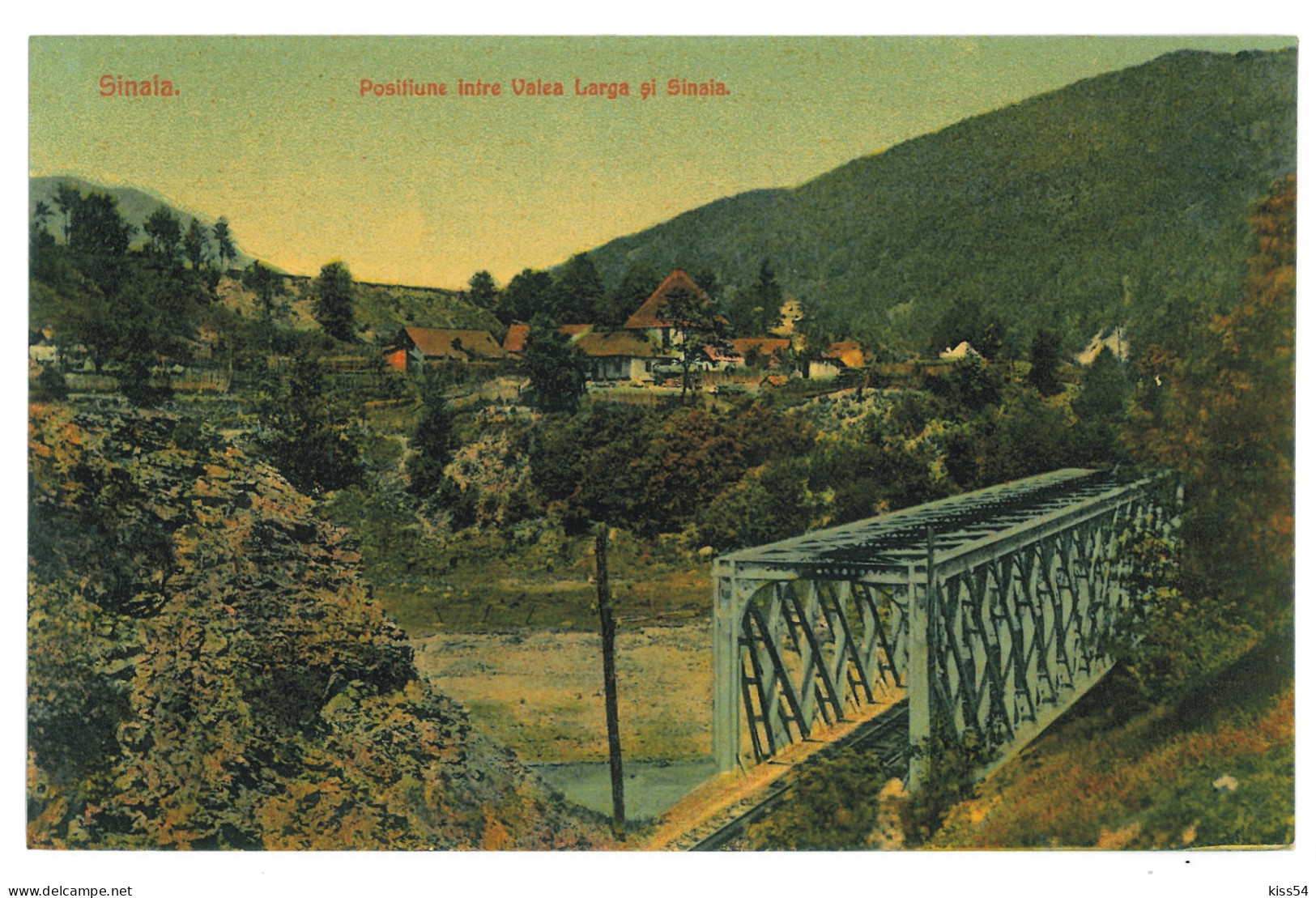 RO 79 - 22344 SINAIA, Prahova, Railway Bridge, Romania - Old Postcard - Unused - Rumänien