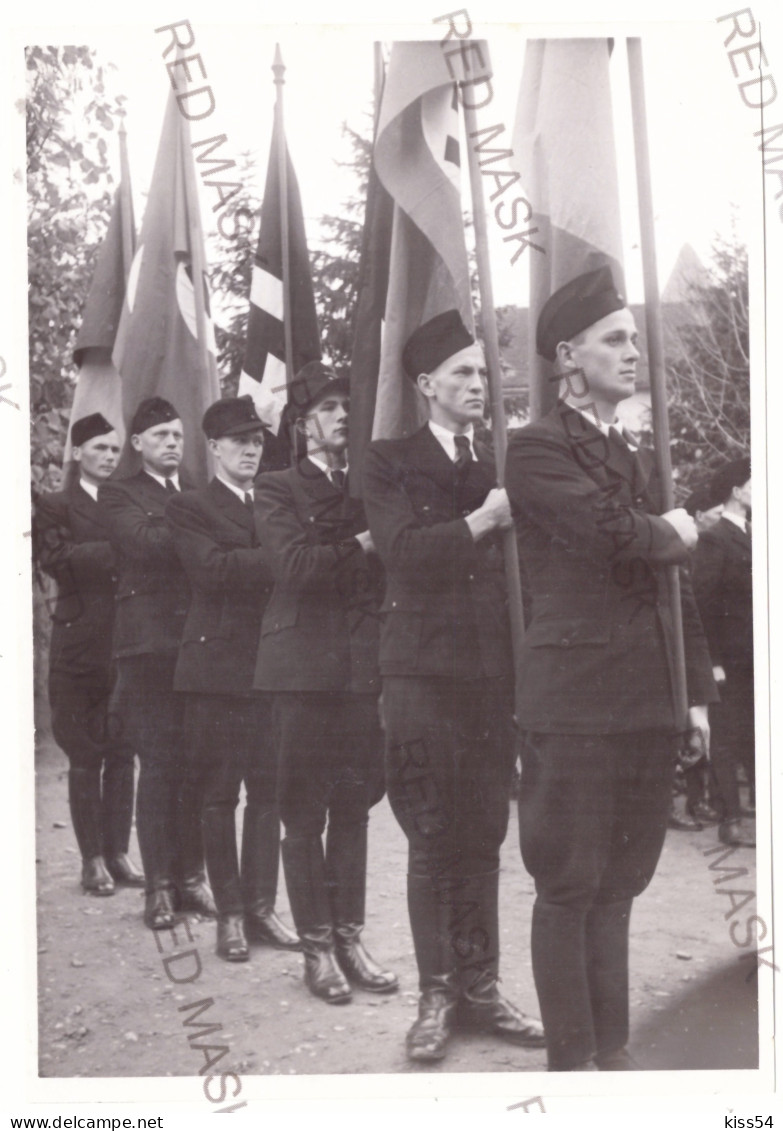 RO 79 - 20945 UNICAT, MEDIAS, Sibiu, Iron Guard, Cartoteca Al III Reich, 29/24 Cm - Old Press Photo 18/13 Cm - Rumänien