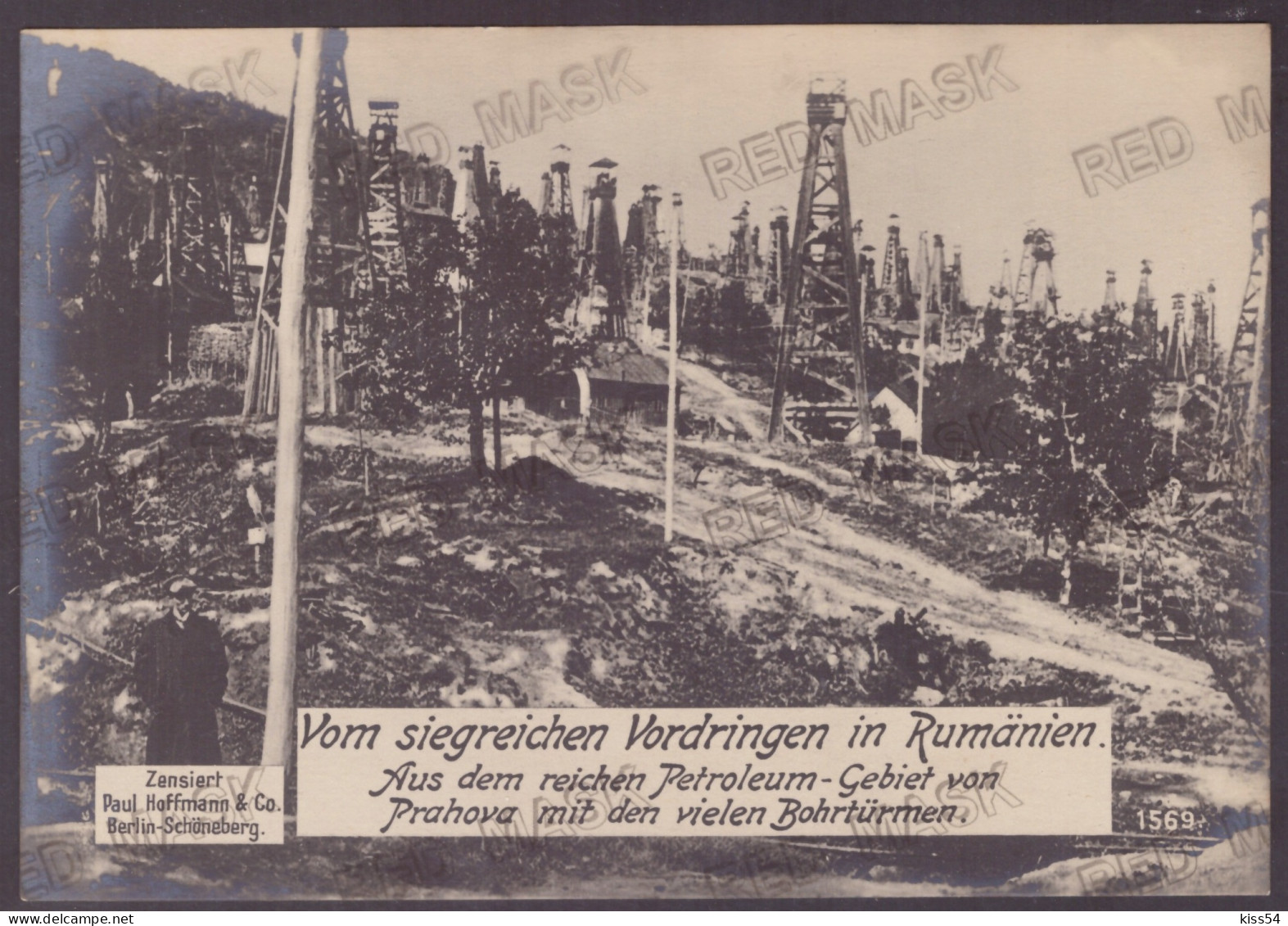 RO 79 - 23927 BUSTENARI, Prahova, Oil Wells, Romania - Old Postcard - Unused ( 17/12 Cm )  - Rumänien