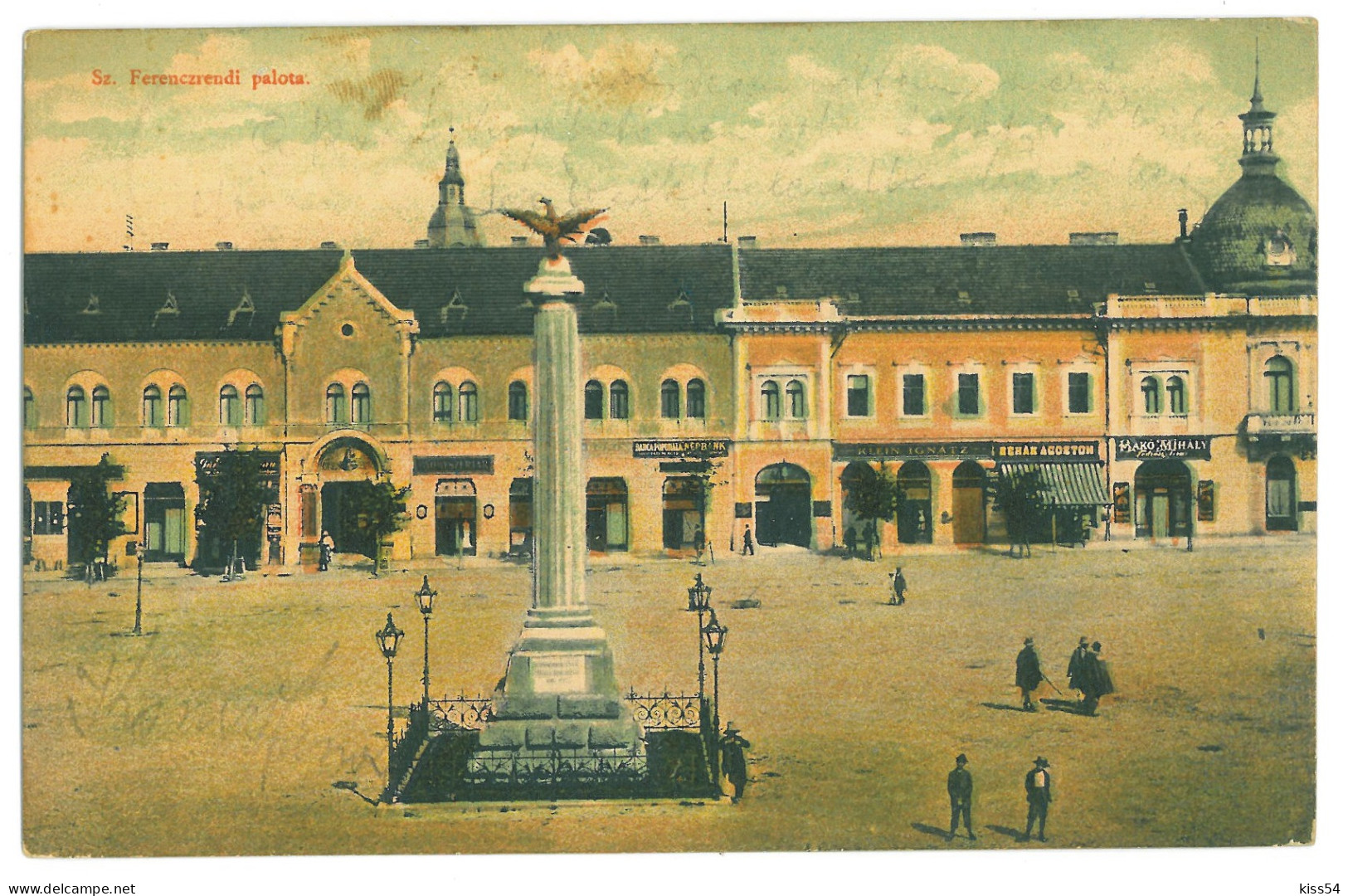 RO 79 - 24299 DEJ, Cluj,  Market, Statue, Romania - Old Postcard - Used - 1909 - Rumänien