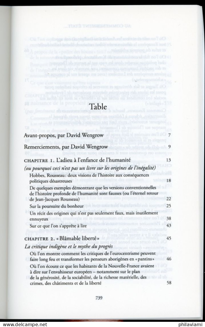 Au Commencement était... Nouvelle Histoire De L'Humanité  Graeber Et Wengrow 2022 Ed Les Liens Qui Libèrent - Geschiedenis