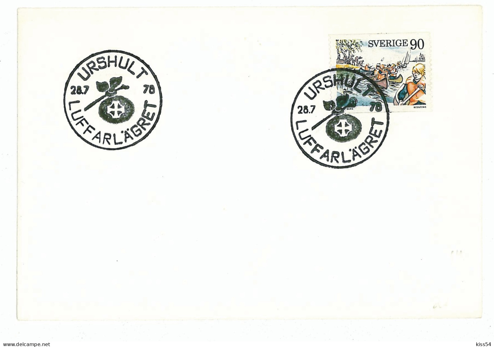 SC 50 - 683 Scout SWEDEN - Cover - Used - 1978 - Storia Postale