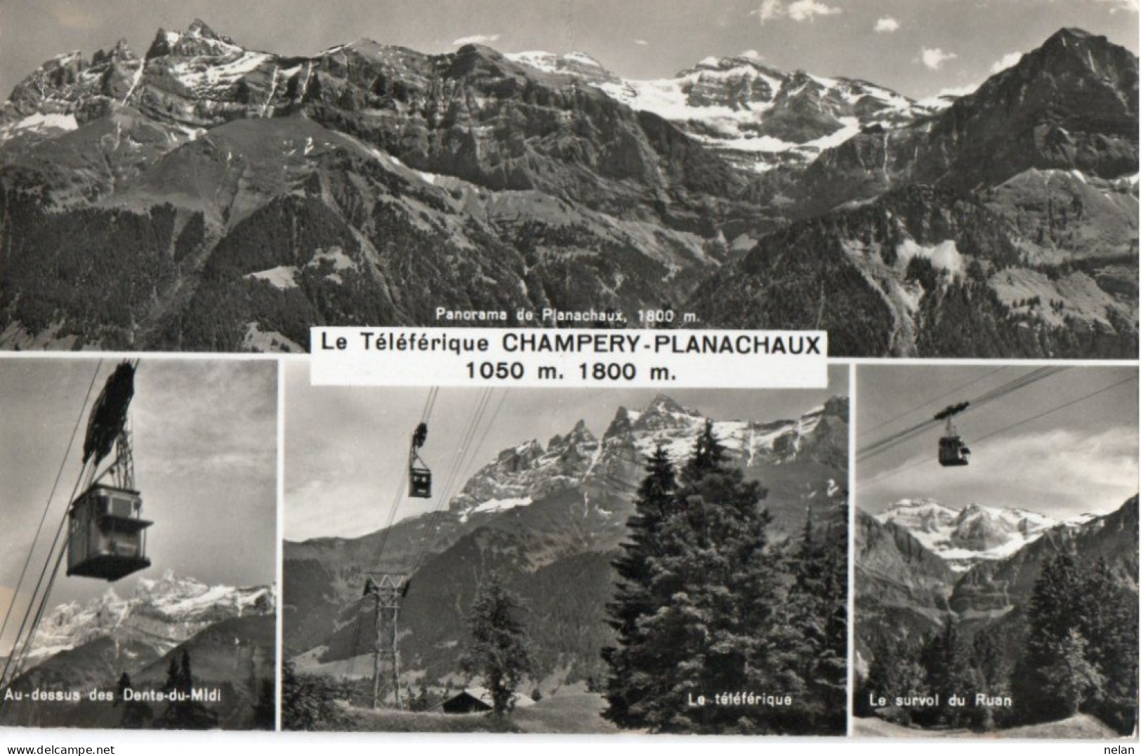 TELEFERIQUE CHAMPERY - PLANACHAUX - F.P. - Champéry