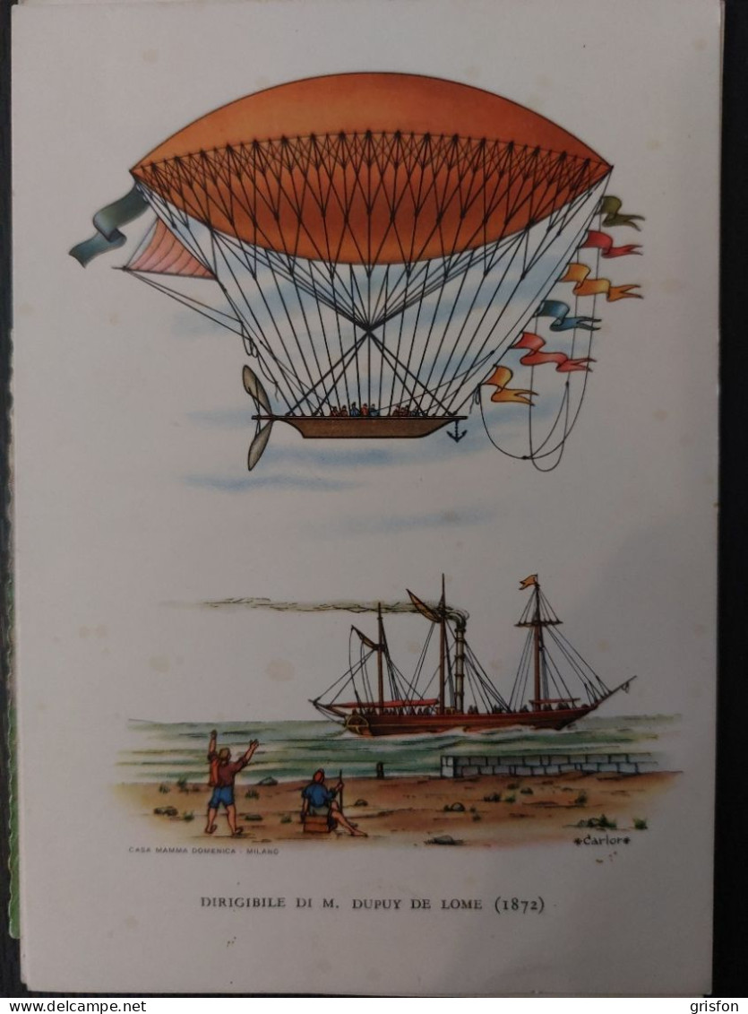 Mongolfier Dirigible Dupuy De Lome - Fesselballons