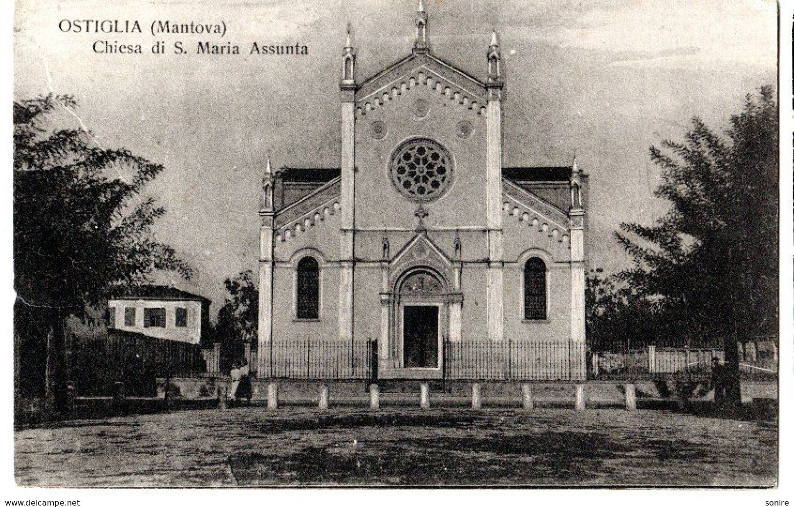 OSTIGLIA (MANTOVA) CHIESA DI S.MARIA ASSUNTA - VG 1917 FP - C0324 - Mantova