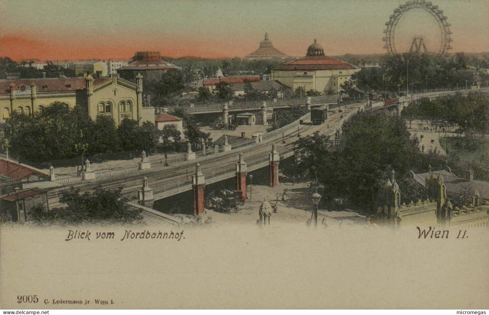 Wien II - Blick Vom Nordbahnhof - Bahnhöfe Mit Zügen