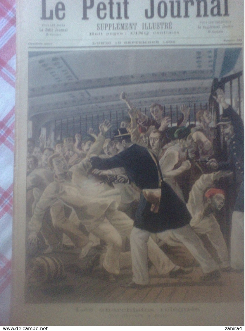 Le Petit Journal N°199 Anarchite Relégué A Bord D L'Ile D'Aix Hérroïne Marie Schelinck Belge De Gand Décoré Par Napoléon - Tijdschriften - Voor 1900